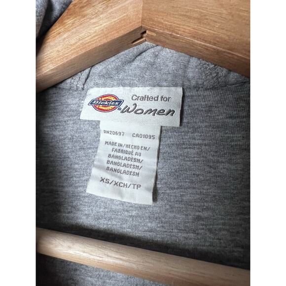 NWT Dickies Plaid Flannel Hooded Shirt Jacket Sz XS Womens Red Western Boho - Picture 8 of 14